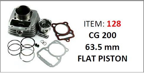 Motorcycle  Piston And Barrel Kit CG 200cc